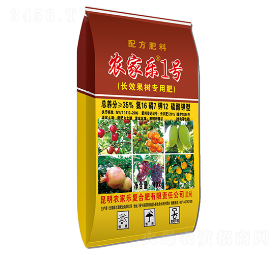長效果樹專用肥16-7-12-農家樂1號