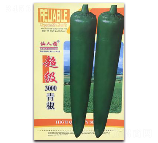 超級3000青椒-辣椒種子-華葉