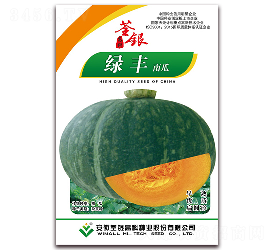 綠豐南瓜-南瓜種子-荃銀瓜菜