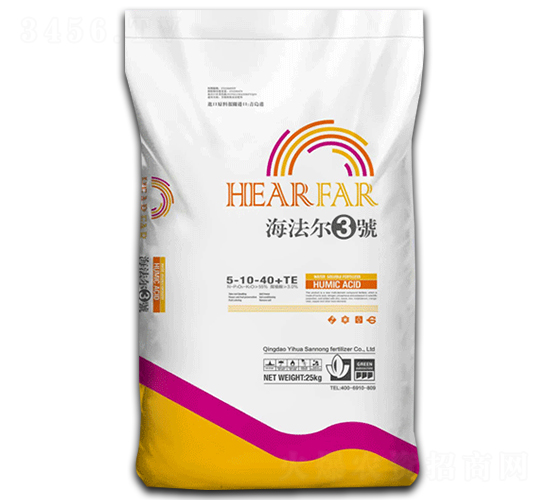 25kg大量元素水溶肥料5-10-40+TE-海法爾3號(hào)-一化三農(nóng)