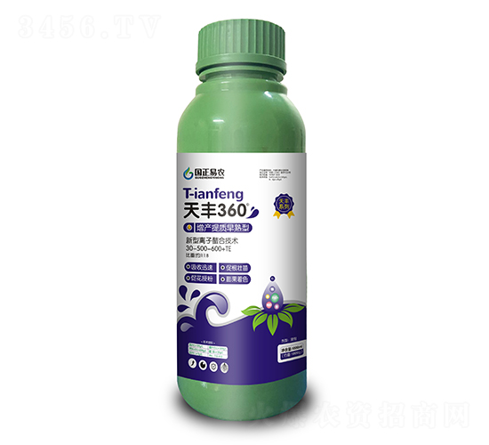 大量元素水溶肥料30-500-600+TE-天豐360-國正易農