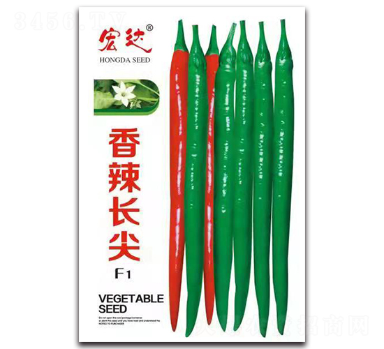 香辣長尖F1-辣椒種子-宏達(dá)