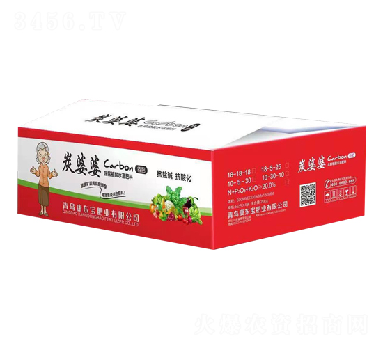 含腐植酸水溶肥料（箱）-炭婆婆-康東寶