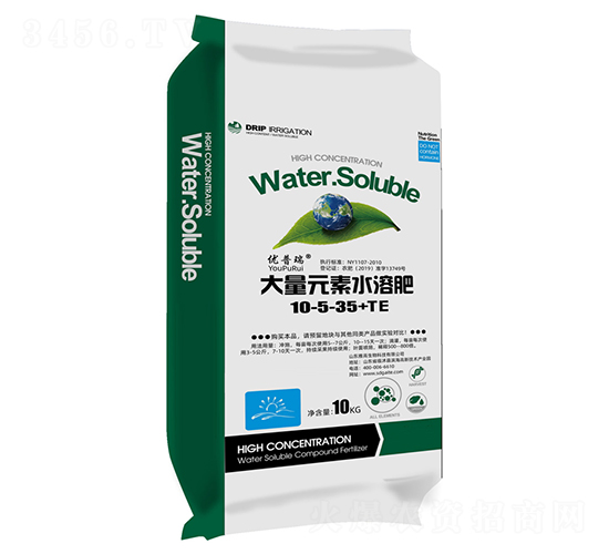 大量元素水溶肥料10-5-35+TE-優(yōu)普瑞-溉特生物