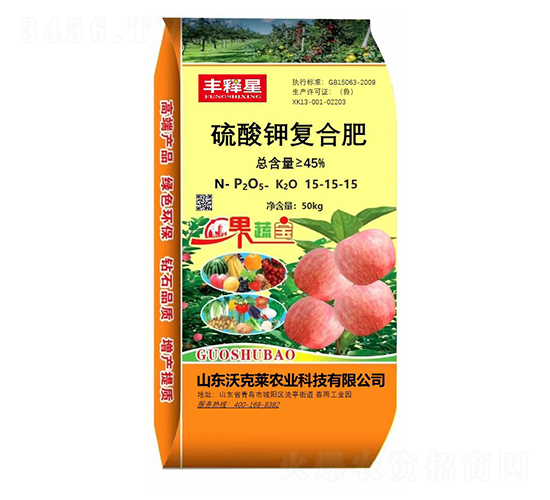 硫酸鉀復(fù)合肥料15-15-15-豐釋星-沃克萊