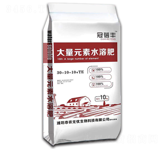 高氮型大量元素水溶肥30-10-10+TE-冠蓓豐-農(nóng)無憂