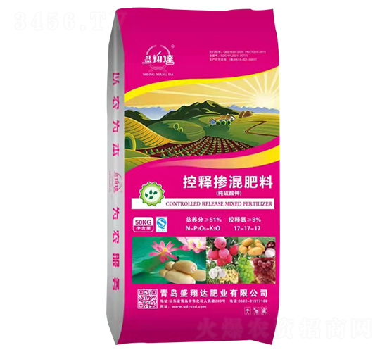 控釋摻混肥料17-17-17-盛翔達(dá)