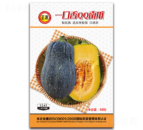 一口香QQ南瓜（1243）-南瓜種子-和利農(nóng)