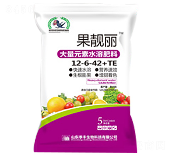 大量元素水溶肥12-6-42+TE-果靚麗-季豐生物