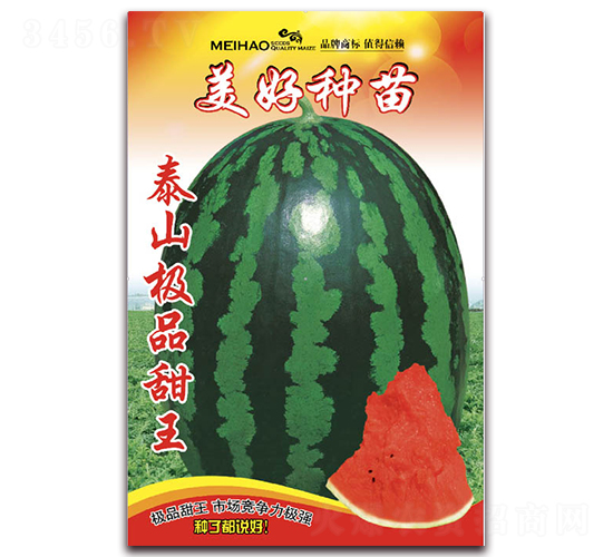 泰山極品甜王-西瓜種子-美好種苗