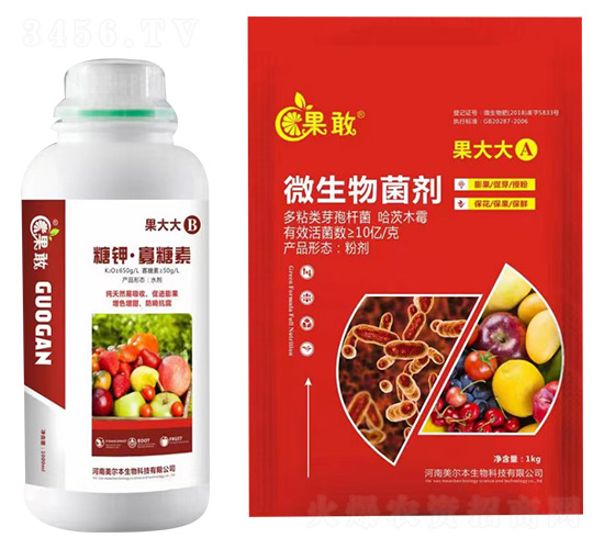糖鉀·寡糖素+微生物菌劑-果大大A+B-美爾本生物
