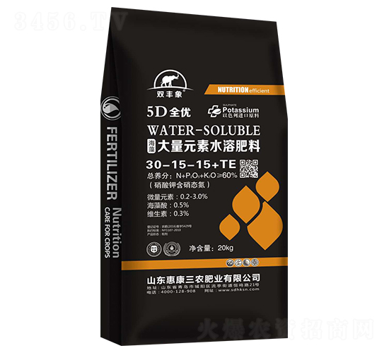 大量元素水溶肥料30-15-15+TE-惠康三農