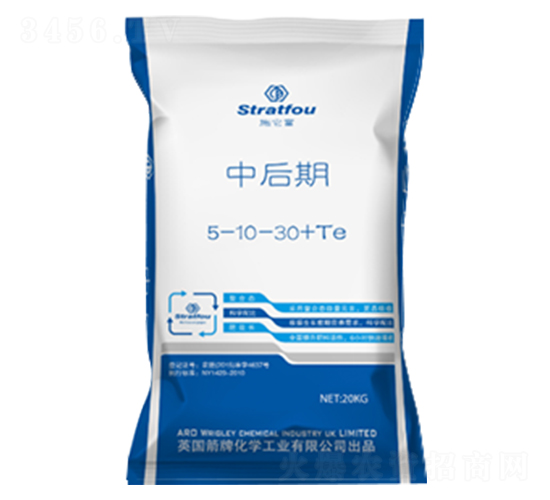 中后期專用大量元素水溶肥料肥5-10-30+TE-佳世達肥業(yè)