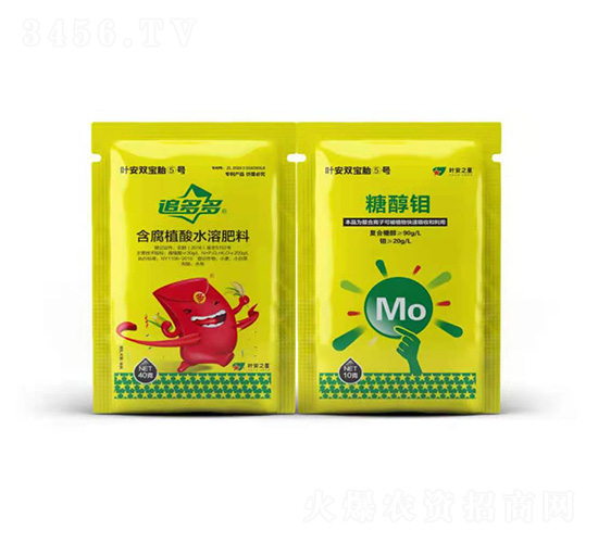 含腐植酸水溶肥料+糖醇鉬-葉安雙寶胎⑤號-葉安之星