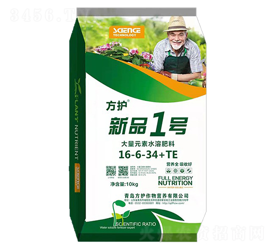 大量元素水溶肥16-6-34+TE-新品1號-方護(hù)