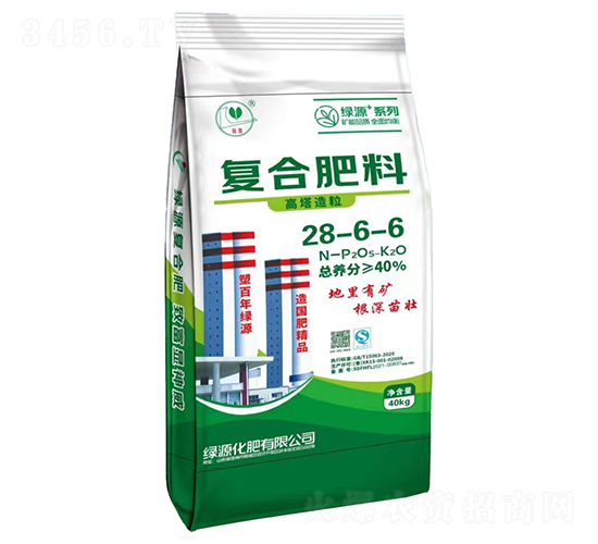 高塔造粒復合肥料28-6-6-綠源