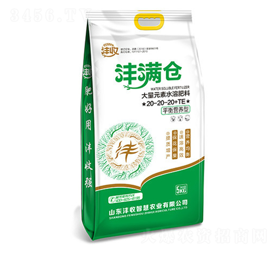 平衡營養(yǎng)型大量元素水溶肥20-20-20+TE-灃滿倉-灃收