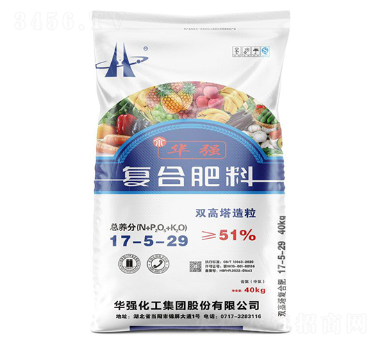 雙高塔造粒復(fù)合肥料17-5-29-余華強-華強化工集團