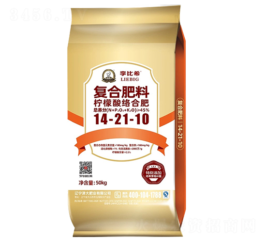 檸檬酸絡(luò)合復(fù)合肥料14-21-10-李比希-津大盛源