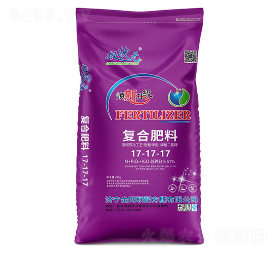 硫酸鉀型復(fù)合肥料17-17-17-根狀元-金網(wǎng)聯(lián)