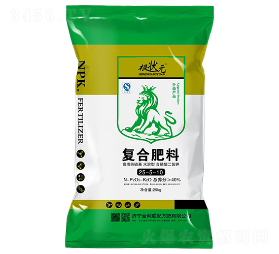 全水溶復合肥料25-5-10-根狀元-金網聯(lián)