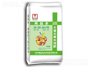 大量元素水溶肥20-20-20+TE-果益多-微益多