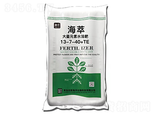 大量元素水溶肥料13-7-40+TE-海萃-潤(rùn)章海洋