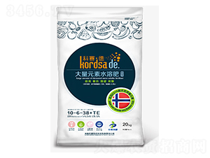 高鉀型大量元素水溶肥10-6-38+TE-科賽德-中黃特肥