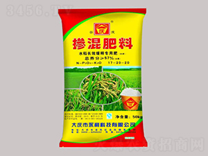 水稻長(zhǎng)效緩釋免追肥摻混肥料17-20-207-谷慶-永利科技